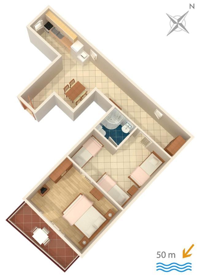 Apartments By The Sea Promajna, Makarska - 2673 외부 사진