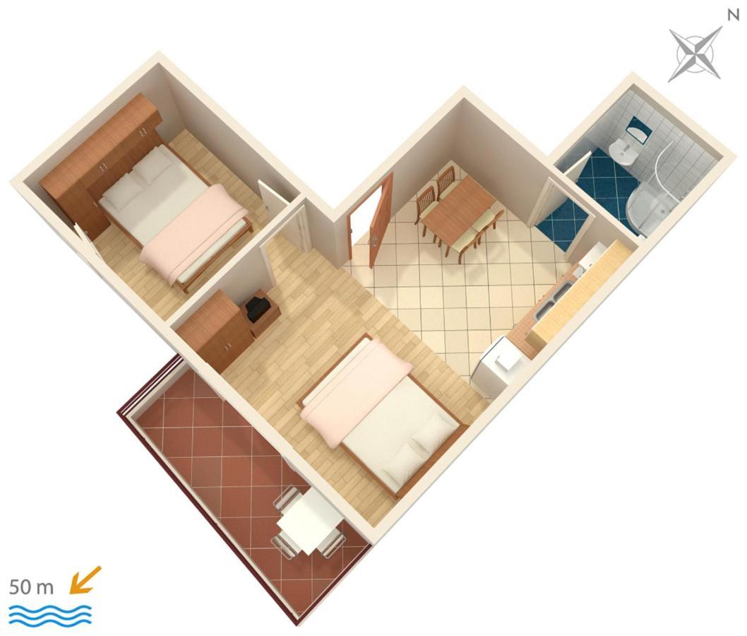 Apartments By The Sea Promajna, Makarska - 2673 외부 사진